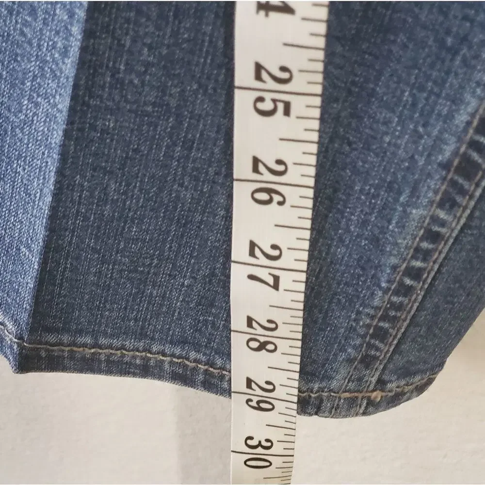 LEE straight leg dark wash‎ jeans size 6P petite